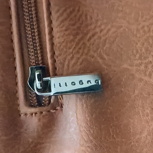 Bugatti Valentino RFID Men's Brown Cognac Vegan Leather Briefcase. - Picture 5 of 16